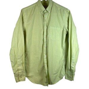 Women's J. Crew Avocado Green Casual Button Shirt Size XS EUC #2373